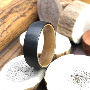 Couple Wedding Bands, Couple Wedding Rings, Wedding Ring Set, Tungsten Wood Ring, Wooden Wedding Band, Wood Ring Men