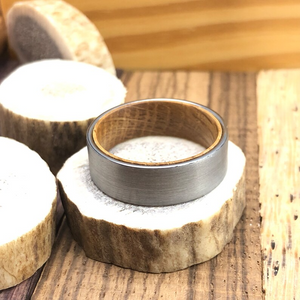 Whiskey Barrel Wood Ring, Whiskey Wedding Band, Mens Wedding Band, Tungsten Wood Ring, Mens Ring, Tungsten Ring Men